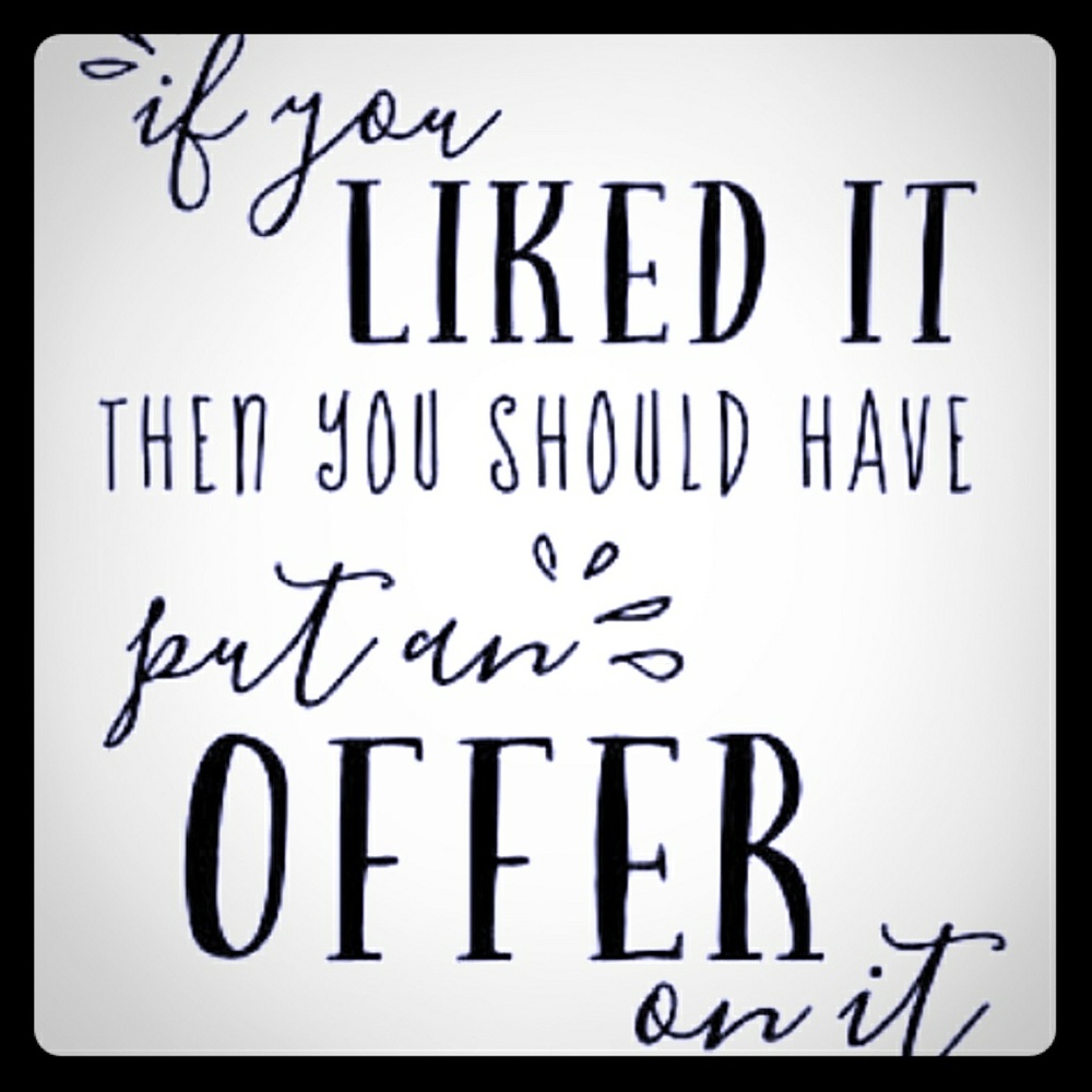 ❄ Make reasonable offers ❄